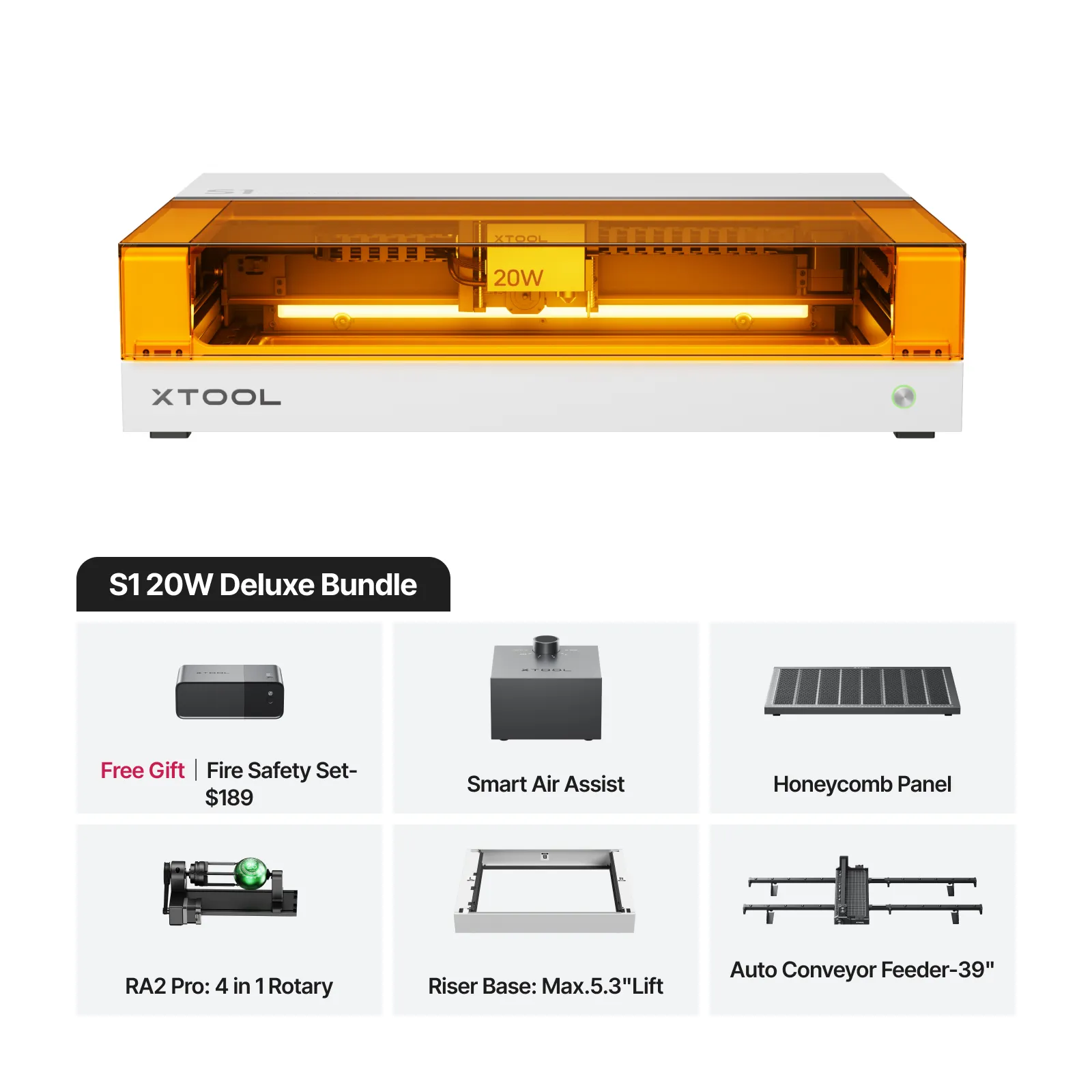 xTool S1 Deluxe Bundle