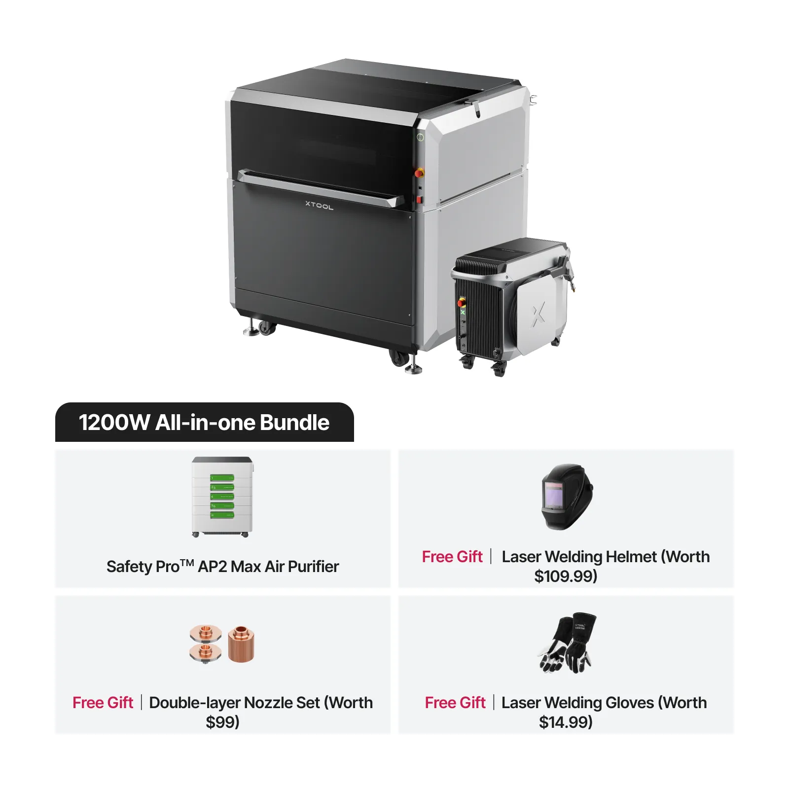 xTool MetalFab 1200w All-in-one Bundle